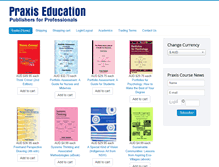 Tablet Screenshot of praxiseducation.com